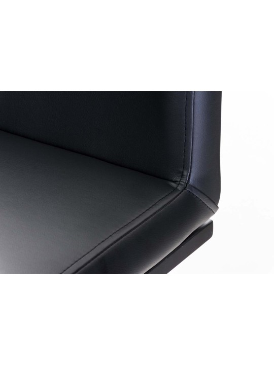 Bárszék Panama B műbőr, fekete