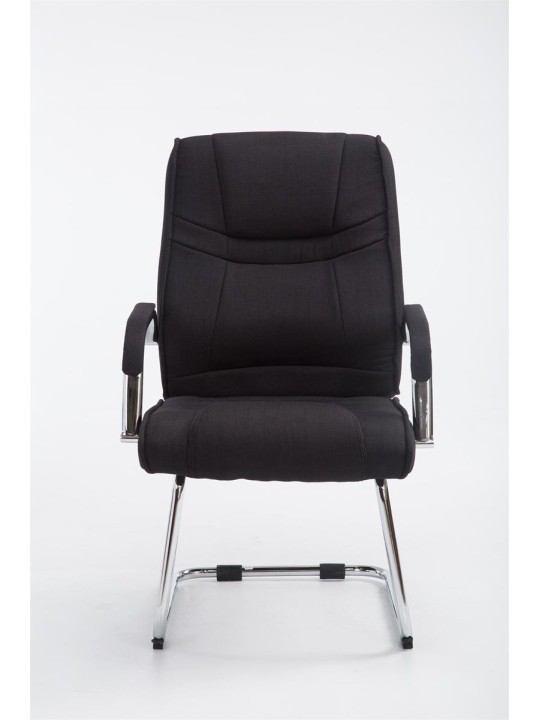 Látogatószék Attila szövet, fekete