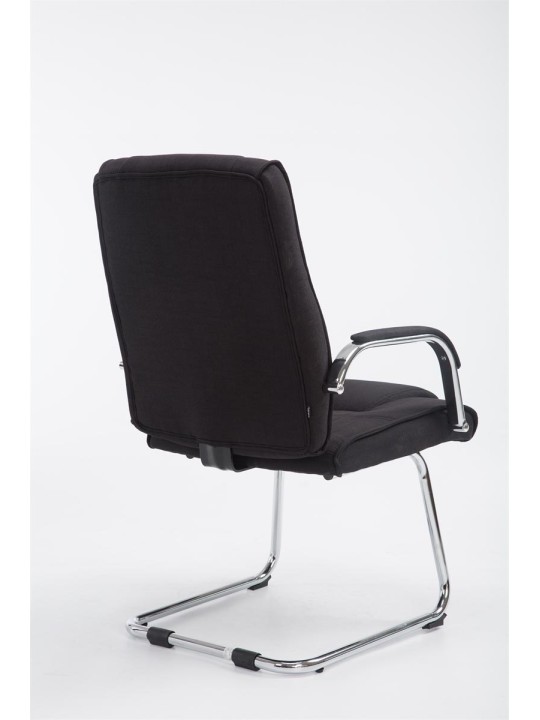 Látogatószék Attila szövet, fekete