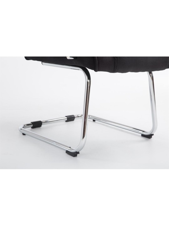 Látogatószék Attila szövet, fekete