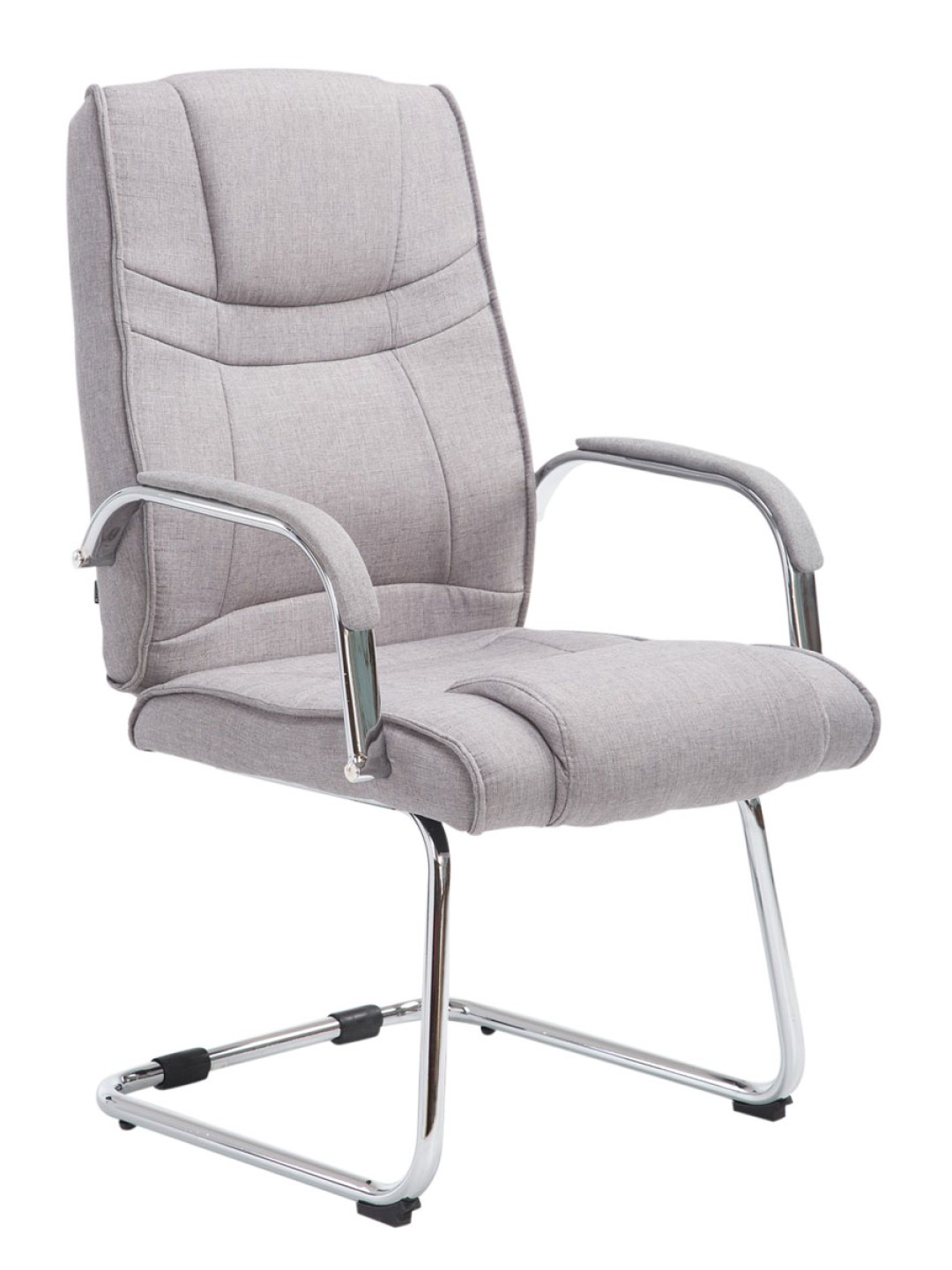 Látogatószék Attila szövet, szürke