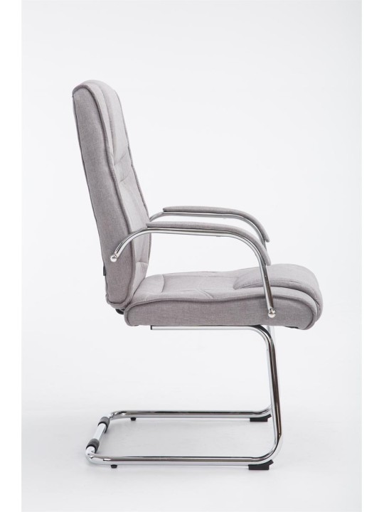 Látogatószék Attila szövet, szürke