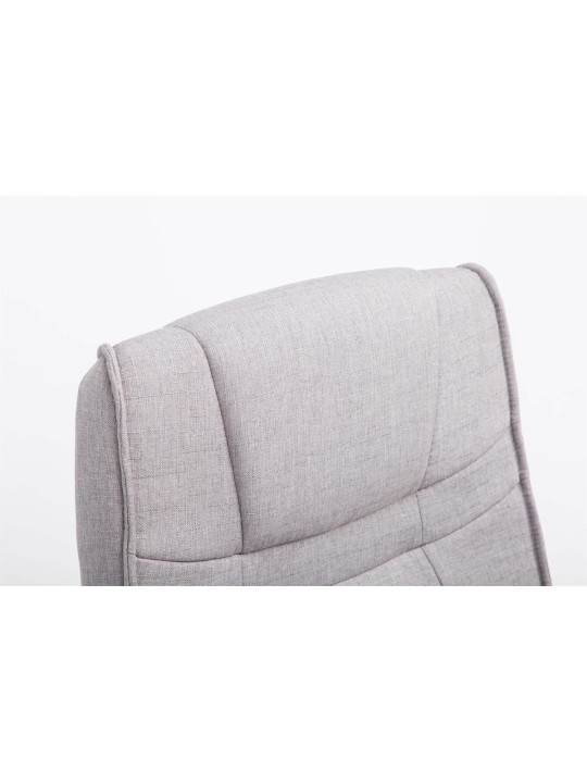 Látogatószék Attila szövet, szürke