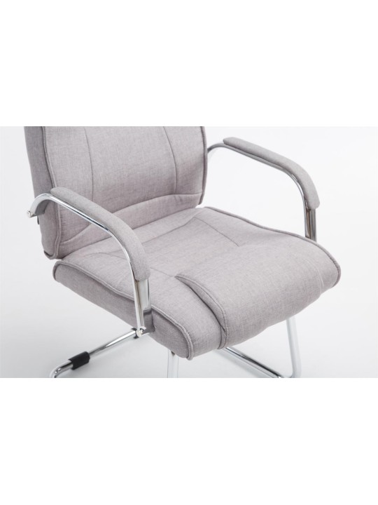 Látogatószék Attila szövet, szürke