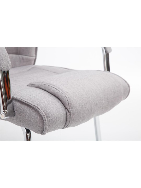 Látogatószék Attila szövet, szürke