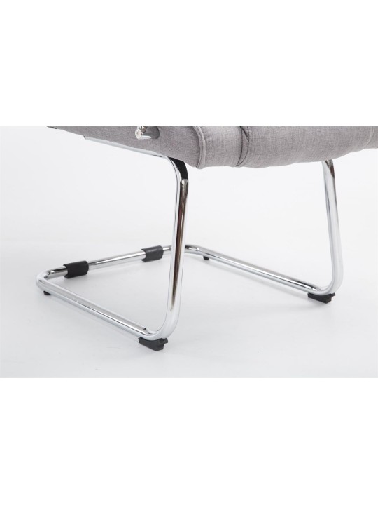 Látogatószék Attila szövet, szürke