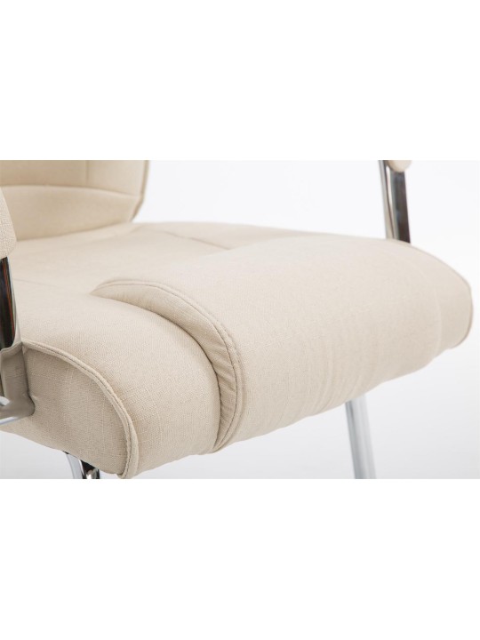 Látogatószék Attila szövet, krém