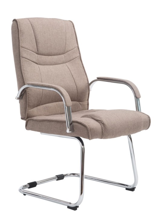 Látogatószék Attila szövet, taupe