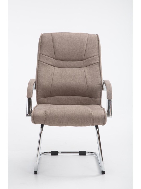 Látogatószék Attila szövet, taupe