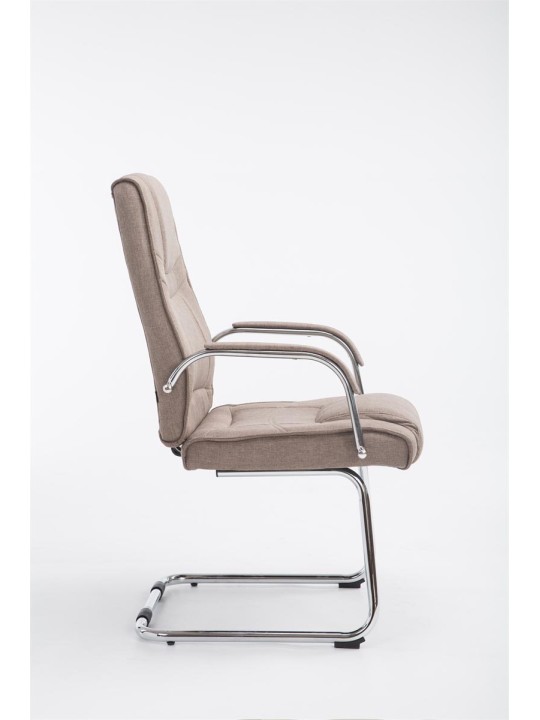 Látogatószék Attila szövet, taupe