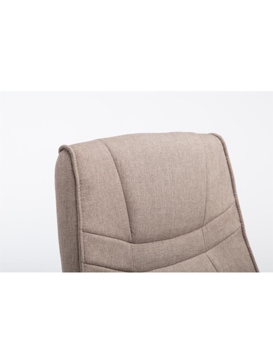 Látogatószék Attila szövet, taupe