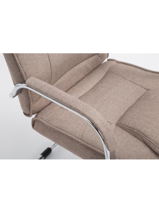 Látogatószék Attila szövet, taupe