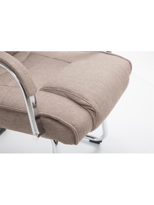 Látogatószék Attila szövet, taupe