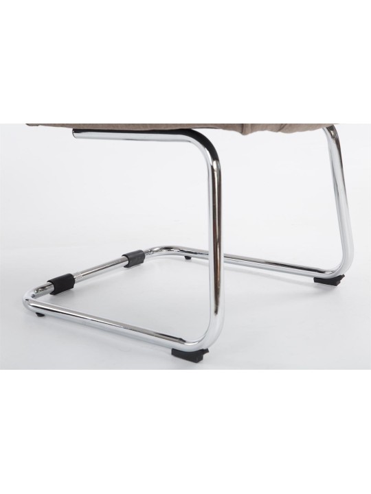 Látogatószék Attila szövet, taupe