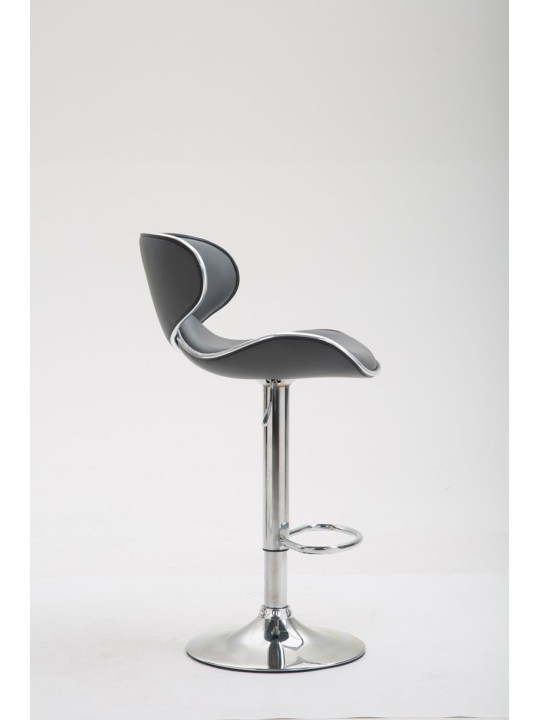 Bárszék Las Vegas V2 króm, szürke