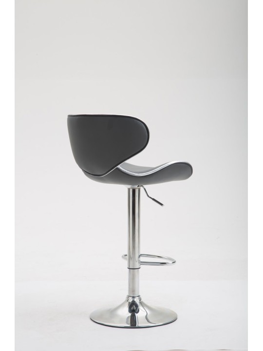 Bárszék Las Vegas V2 króm, szürke