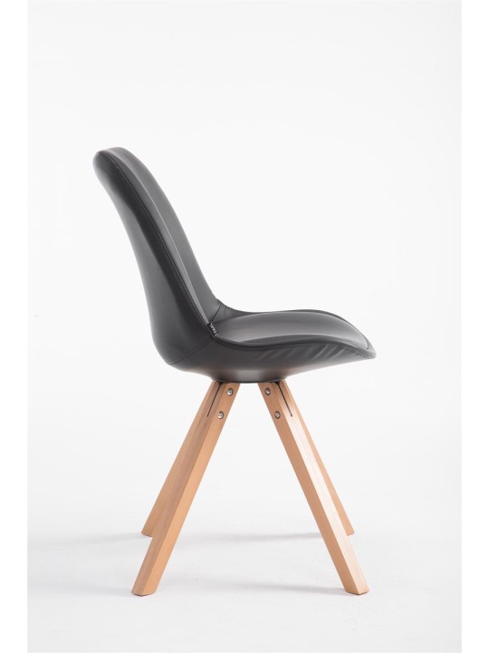 Laval Natura Square látogatói szék, fekete