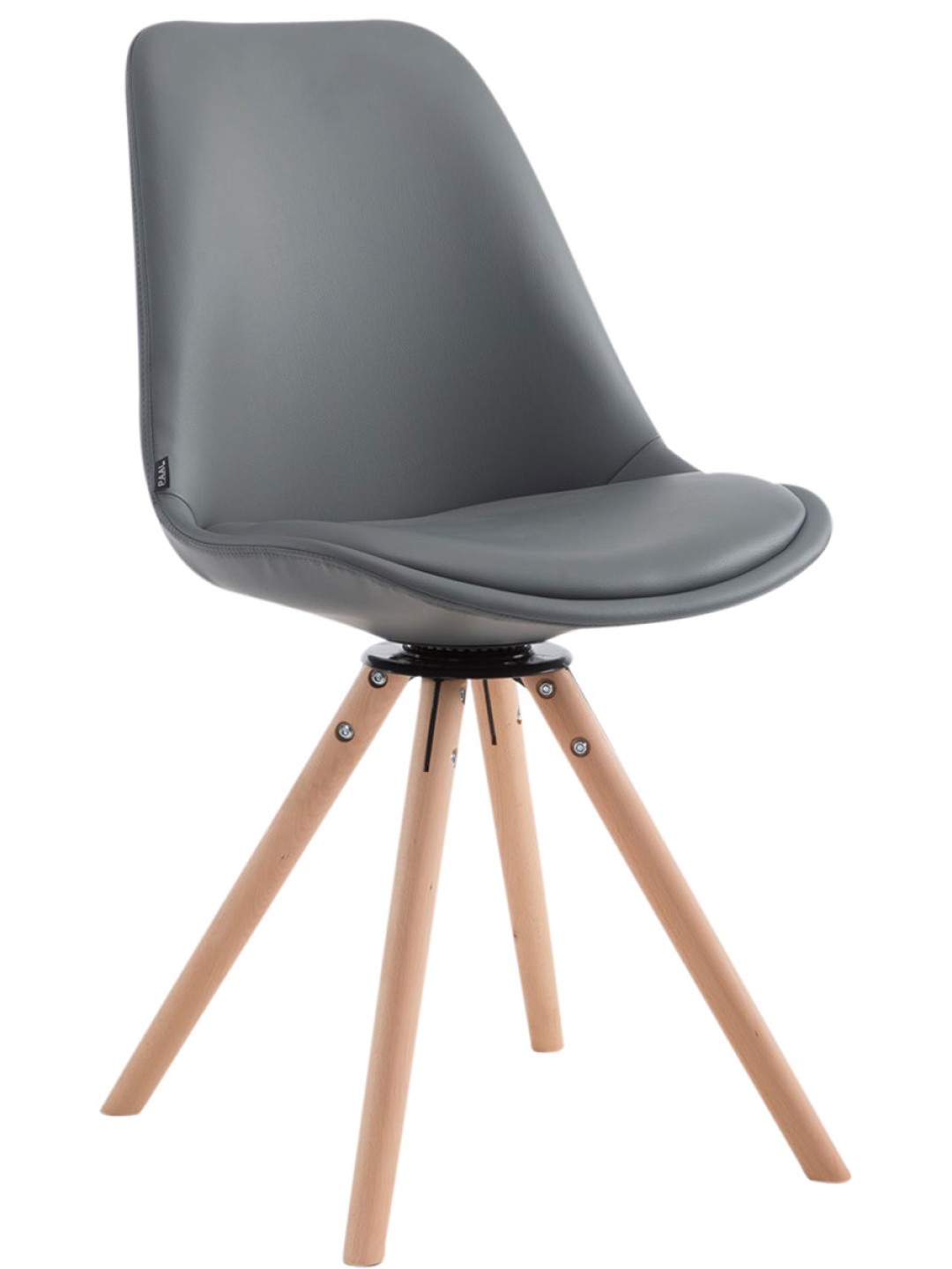 Látogatószék Calais forgatható Natura Round, szürke