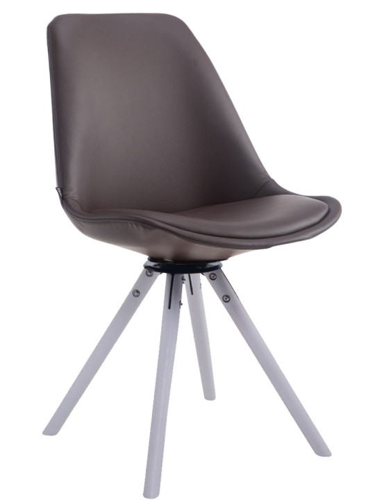 Látogatószék Calais körbeforgatható, barna