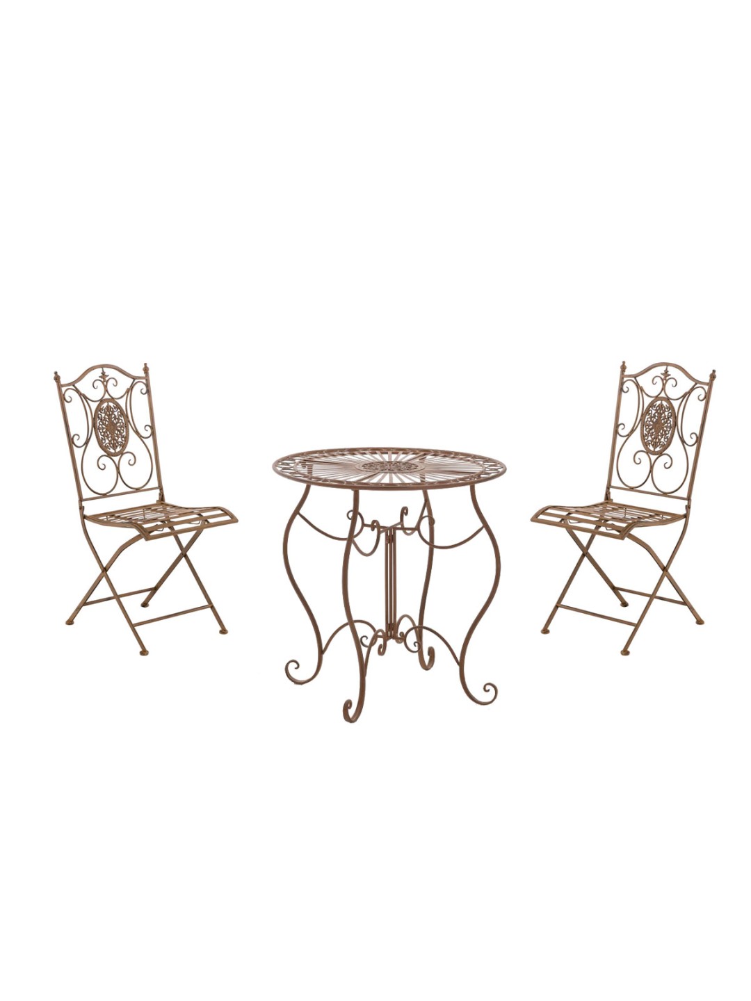 Aldeano ülőcsoport, antik barna