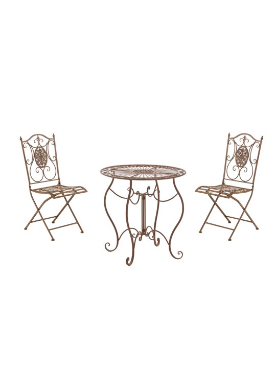 Aldeano ülőcsoport, antik barna