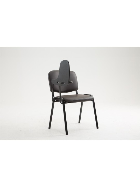 Ken szék összecsukható asztali műbőrrel, barna