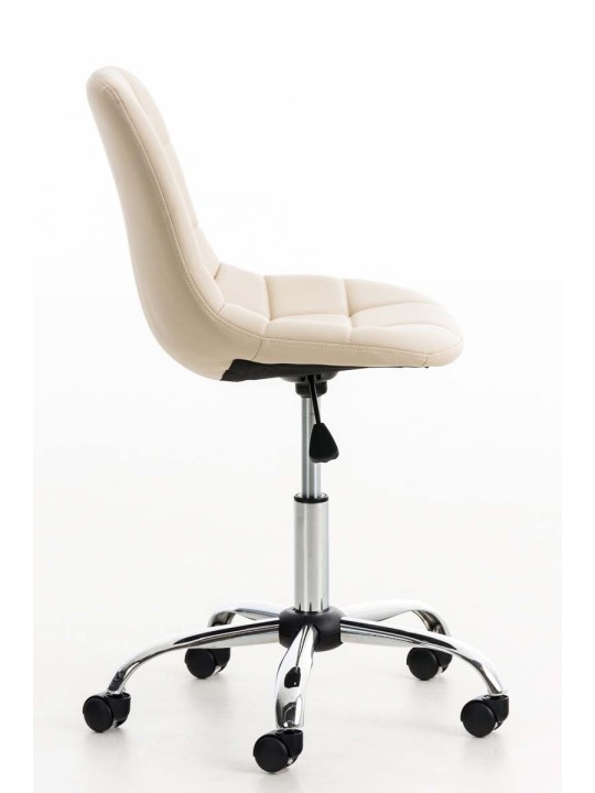 Emil műbőr irodai szék, krém