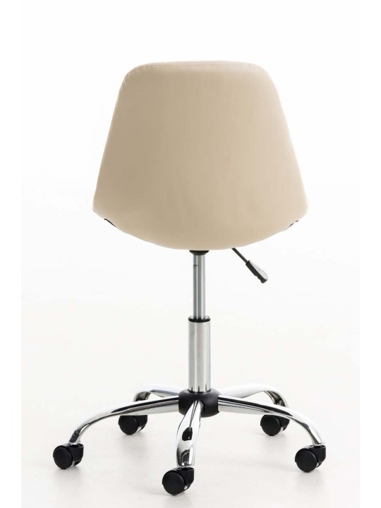 Emil műbőr irodai szék, krém