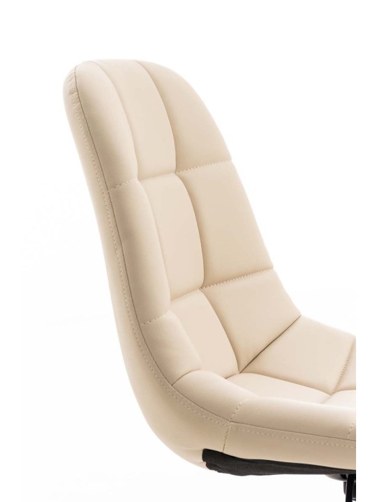 Emil műbőr irodai szék, krém
