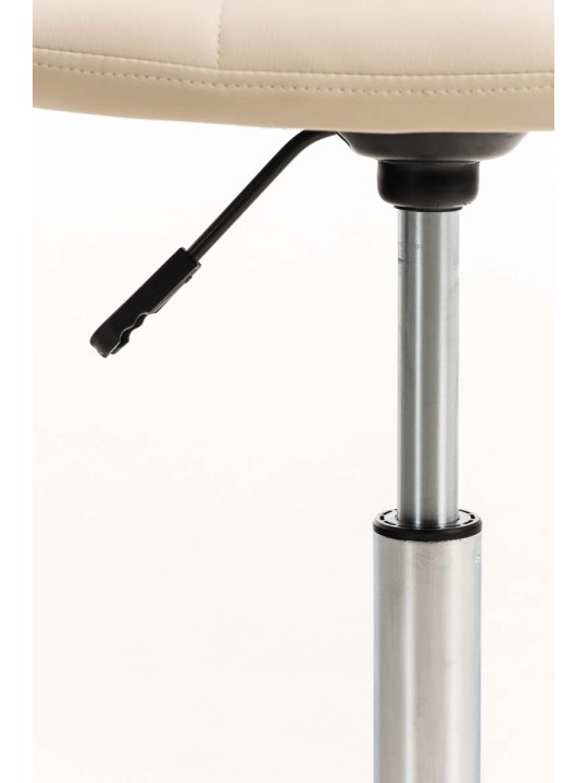 Emil műbőr irodai szék, krém