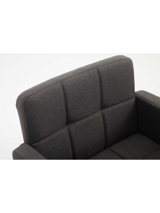 Lounger Los Angeles szövet, sötétszürke
