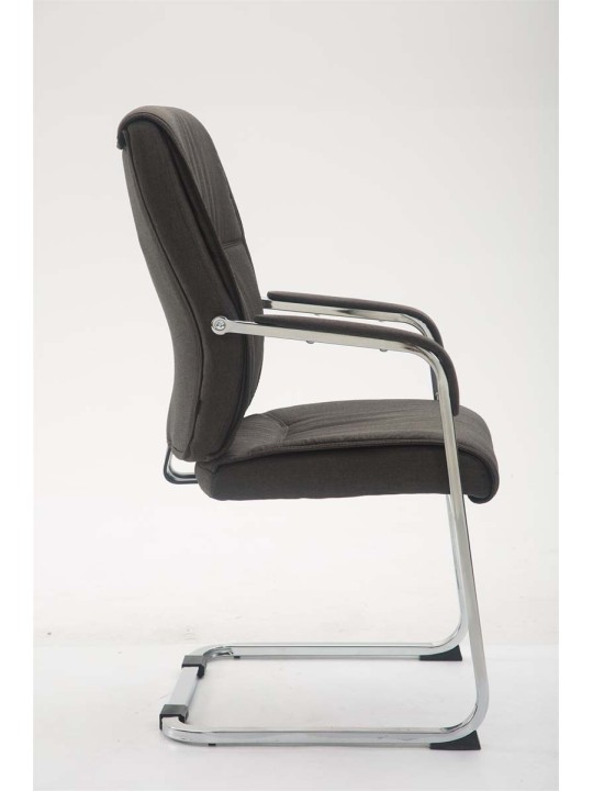 XL látogatói szék Anubis szövet, sötétszürke