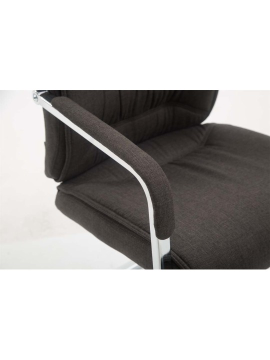 XL látogatói szék Anubis szövet, sötétszürke