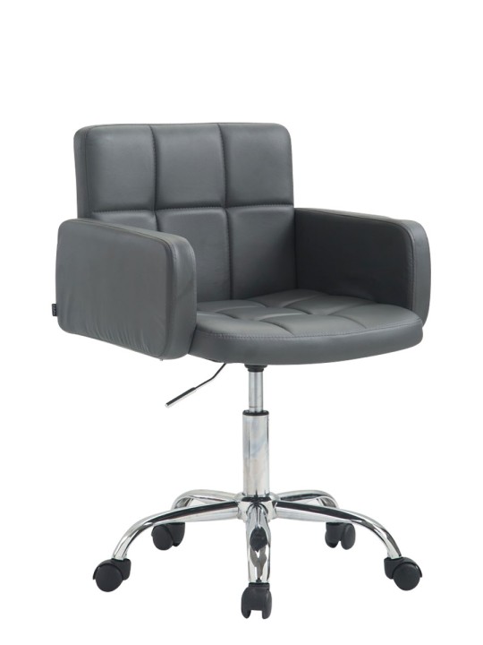 Munkaszék Los Angeles műbőrből, szürke