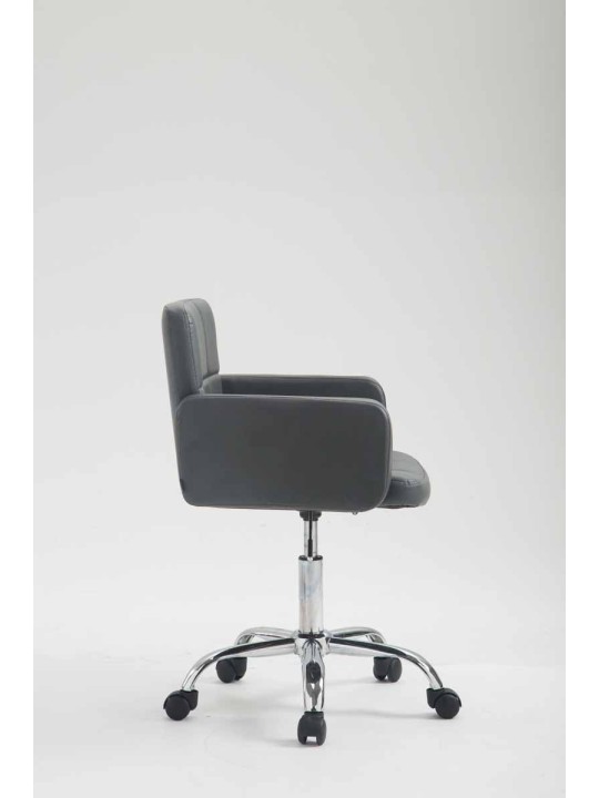 Munkaszék Los Angeles műbőrből, szürke