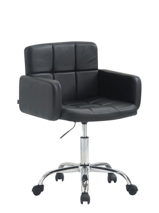 Munkaszék Los Angeles műbőrből, fekete