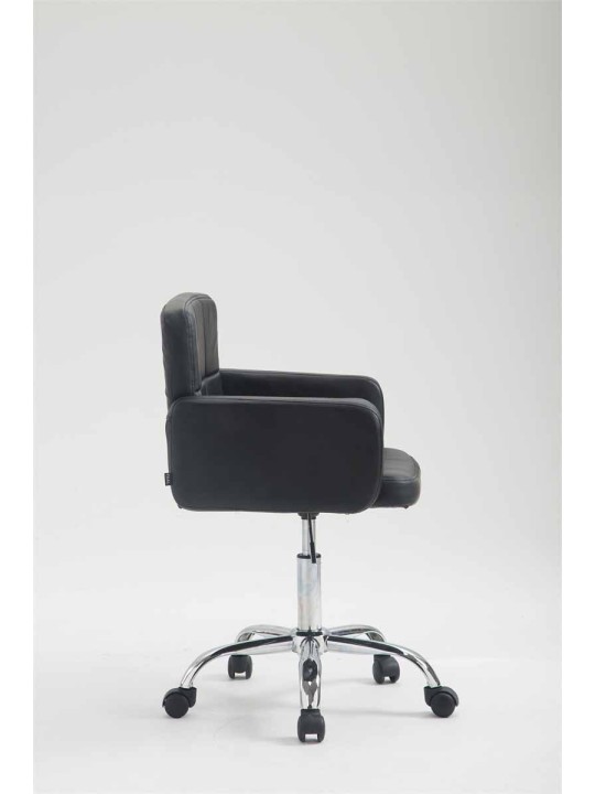 Munkaszék Los Angeles műbőrből, fekete