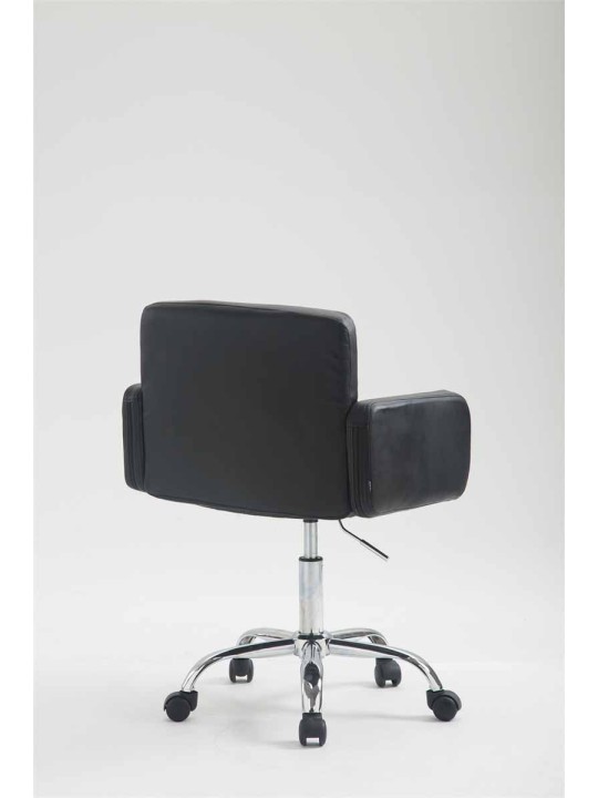 Munkaszék Los Angeles műbőrből, fekete