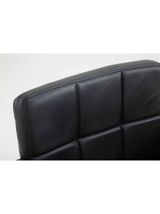 Munkaszék Los Angeles műbőrből, fekete