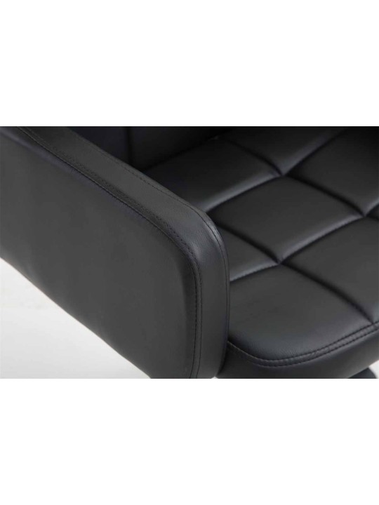 Munkaszék Los Angeles műbőrből, fekete