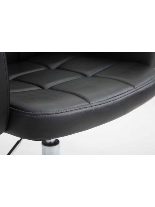 Munkaszék Los Angeles műbőrből, fekete