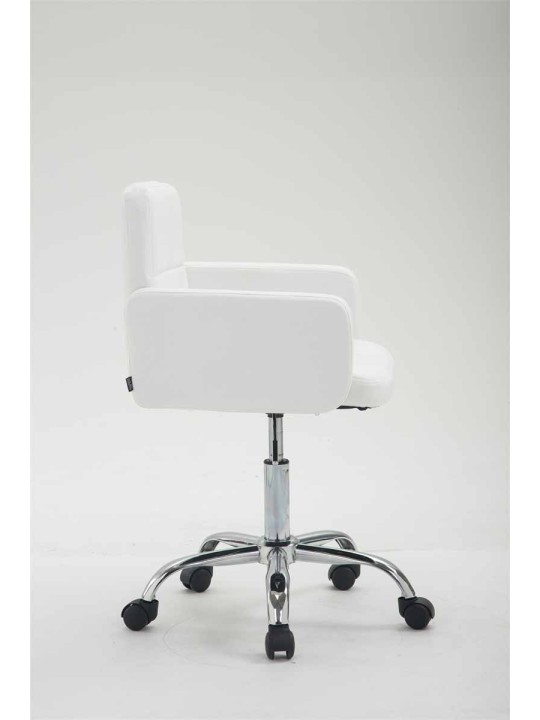 Munkaszék Los Angeles műbőrből, fehér