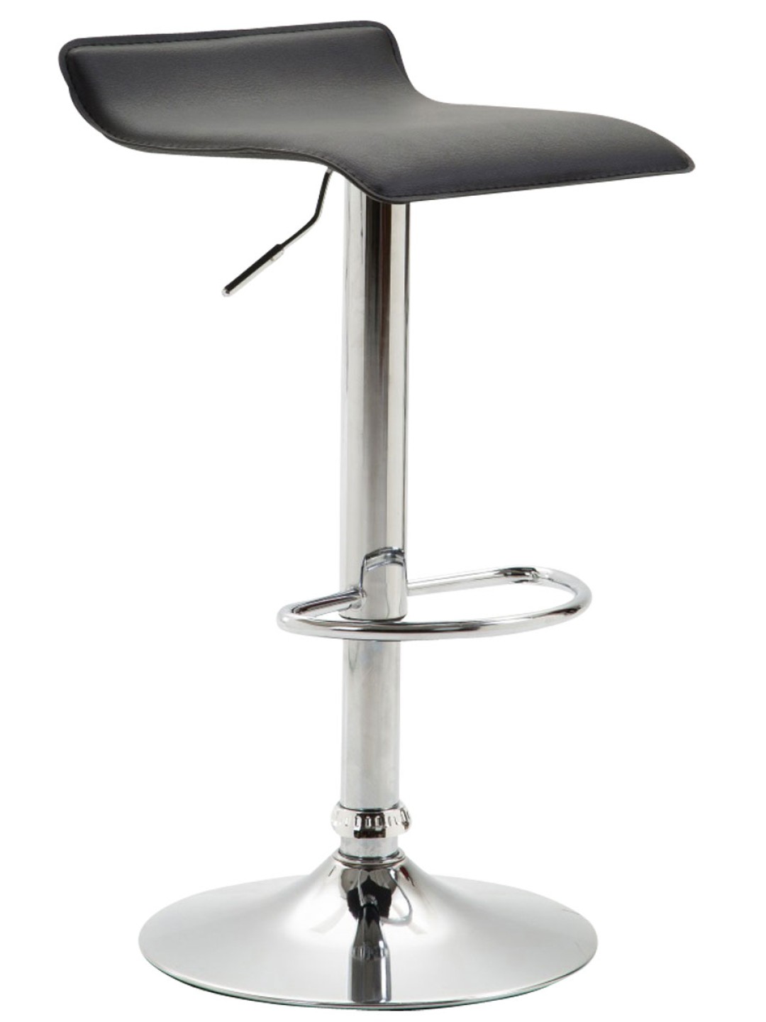 Bárszék Dyn V2 műbőr króm, fekete