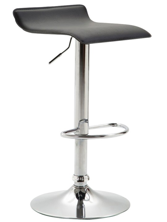 Bárszék Dyn V2 műbőr króm, fekete
