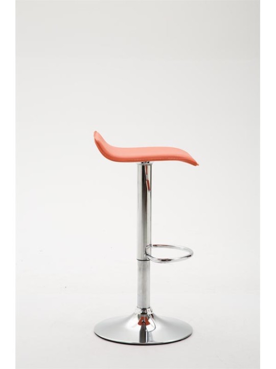 Bárszék Dyn V2 műbőr króm, narancs Bárszék Dyn V2 műbőr króm, narancs