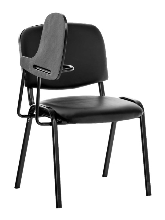 Ken szék összecsukható asztali műbőrrel, fekete