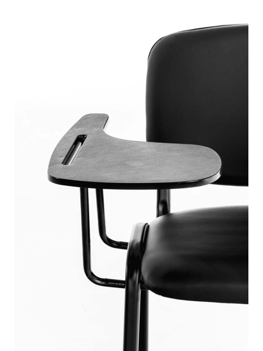 Ken szék összecsukható asztali műbőrrel, fekete