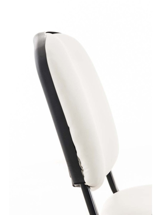 Ken szék összecsukható asztali műbőrrel, fehér