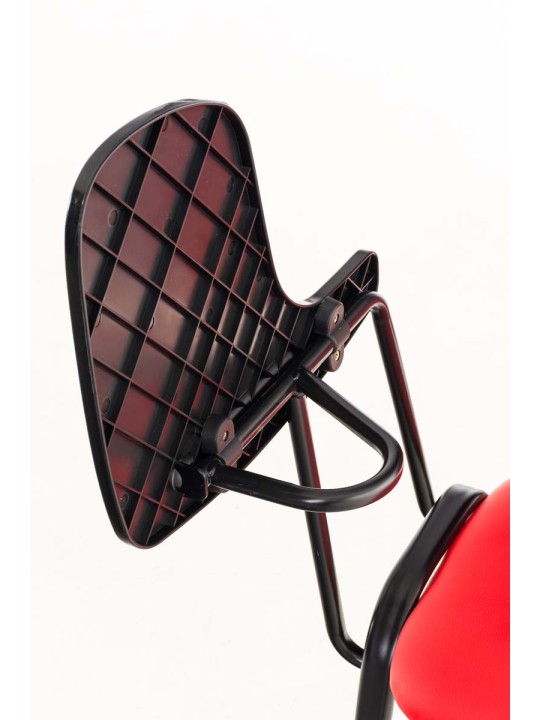 Ken szék összecsukható asztali műbőrrel, piros