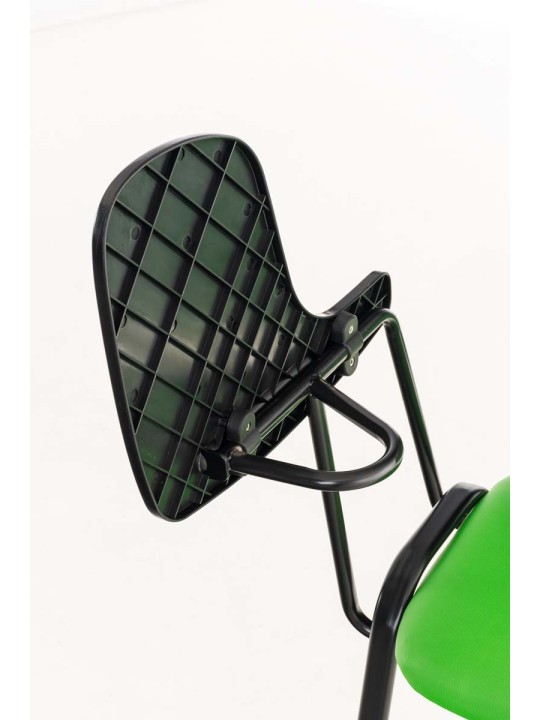 Ken szék összecsukható asztali műbőrrel, zöld